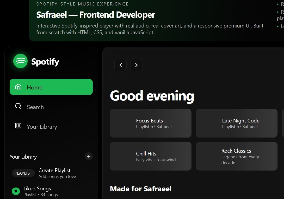 Spotify clone